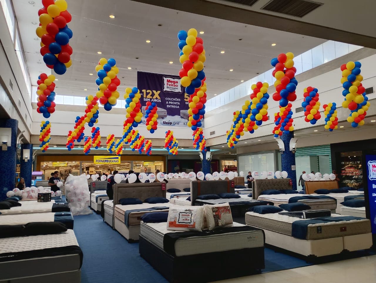 Decoração com Balões - Shopping